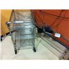 Image 1 : SMALL STAINLESS STEEL CART AND STAND