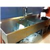 Image 1 : STAINLESS STEEL TRIO SINK WITH FAUCET