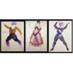 A collection of ephemera pertaining to a ballet entitled Uranus, probably one of the sections of The