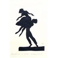 Lotte Reininger, (early 20th century), 'Le Beau Danube' - Riabouschinska and Massine; 'Le Beau Danub
