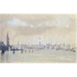 John Doyle The Bascino di San Marco, Venice, bodycolour, signed lower right, 15.5 x 24cm (see illust