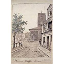 Walter Greaves, (1846-1930), Thames Coffee House, signed lower left, inscribed 'Thames Coffee House'