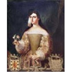 Spanish School, (17th century), Portrait of Josepha de Venauidef, three-quarter length, wearing a fi