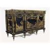 Image 1 : A late 19th century French lacquered and ebony cabinet in Louis XVI style, in the manner of Martin C