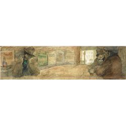 Jack Butler Yeats RHA (1871-1957) - A YOUNG MAN'S TROUBLES, 1900