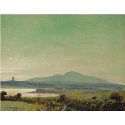 HARRY JONES THADDEUS (1859-1929) - MELIN Y GOF AT TREARDDUR BAY, 1903