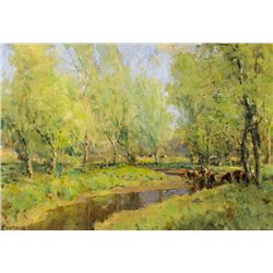 James Humbert Craig RHA RUA (1877-1944) - THE DUN RIVER, CUSHENDUN, COUNTY ANTRIM