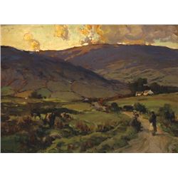 James Humbert Craig RHA RUA (1877-1944) - THE LAYDE ROAD, CUSHENDUN