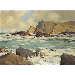 Maurice Canning Wilks RUA ARHA (1910-1984) - GLEN HEAD, GLENCOLUMBKILLE, COUNTY DONEGAL