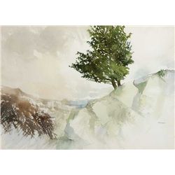 Terence P. Flanagan RHA PPRUA (1929-2011) - MORNING IN THE MOUNTAINS, 1982