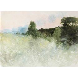 Terence P. Flanagan RHA PPRUA (1929-2011) - LANDSCAPE WITH TREES, 1983