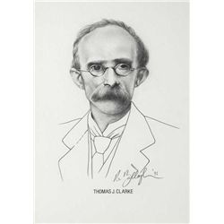 Robert Ballagh (b.1943) - PORTRAITS OF THE LEADERS OF THE 1916 RISING (SET OF SEVEN)