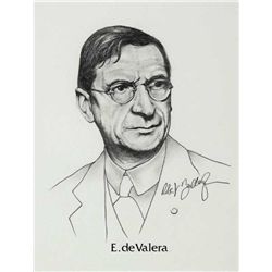 Robert Ballagh (b.1943) - PORTRAIT OF EAMONN DE VALERA