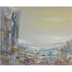 Richard Kingston RHA (1922-2003) - CAUSEWAY SUNRISE FROM ANTRIM COAST