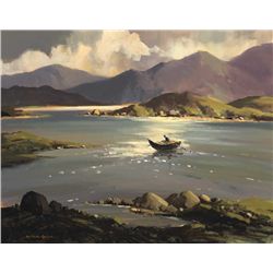 George K. Gillespie RUA (1924-1995) - EVENING LIGHT, KILARY, CONNEMARA