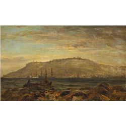 Edwin Hayes RHA RI ROI (1819-1904) - PORTLAND BILL, WEYMOUTH, 1880