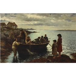 William H. Bartlett RBA (1858-1932) - THE RETURN FROM THE SEAL-HUNT, 1881