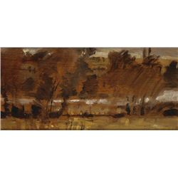Basil Blackshaw HRHA RUA (b.1932) - AUTUMN LANDSCAPE, c.1981