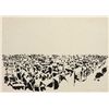 Image 1 : Louis le Brocquy HRHA (b.1916) - DUBLIN ROOFTOPS IN SNOW (2), 1986
