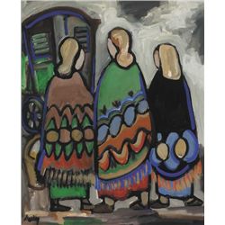 Markey Robinson (1918-1999) - THE CARAVAN, c.1989