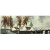 Image 1 : Markey Robinson (1918-1999) - COUNTRY VILLAGE AND CHURCH, AUTUMN