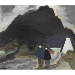 Markey Robinson (1918-1999) - IN THE SHADOW OF THE MOUNTAIN