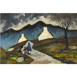 Markey Robinson (1918-1999) - LONG WALK HOME