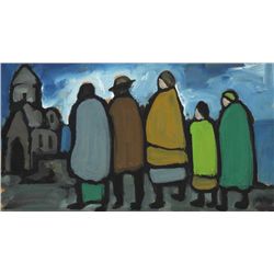 Markey Robinson (1918-1999) - GOING TO CHURCH
