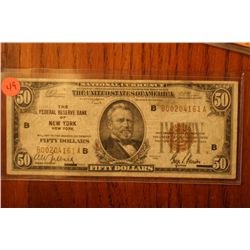 1929 $50 frn ny/ny