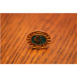 crystal society pinback button