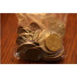 50 world coins and tokens