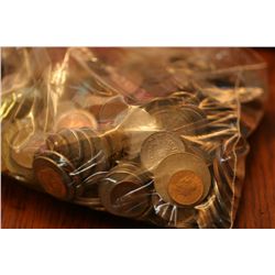 approx 1000 world coins and tokens