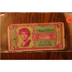 5 cent military payment