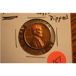 1943 copper dipped penny