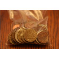 50 world coins and tokens