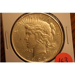 1922 peace dollar