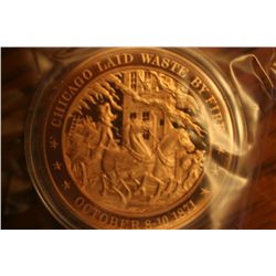 chicago laid waste by fire