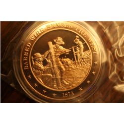 barbed wire fences the west