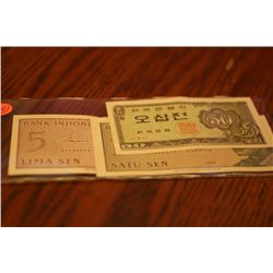 3 foreign notes