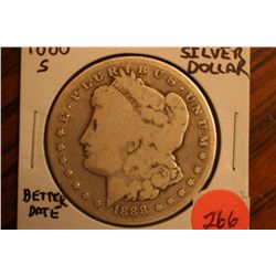 1888s morgan dollar better date
