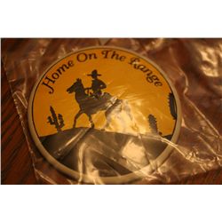 home on the range pocket mirror