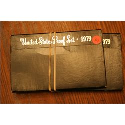 2 1979 proof sets