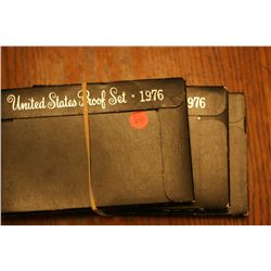 3 1976 proof sets
