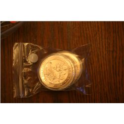 3 u.s history solid bronze medals