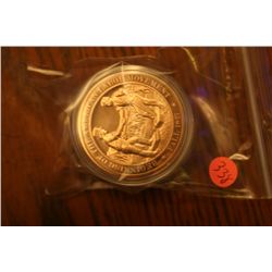 3 u.s history solid bronze medals