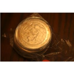 3 u.s history solid bronze medals