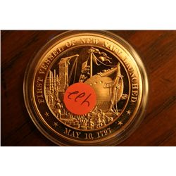 u.s history solid bronze medal