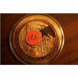 u.s history solid bronze medal