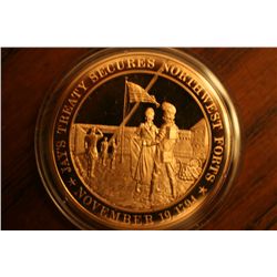 u.s history solid bronze medal