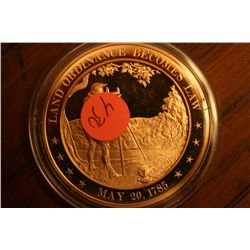 u.s history solid bronze medal